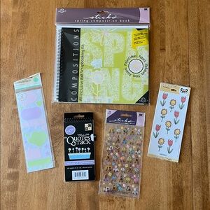 Sticko Spring Compositions 8X8 Scrapbooking Kit - Plus Stickers